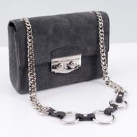  YSL Rive Gauche Gray LE SIXIEME Suede Shoulder Bag - Sold for $1,792 on 10-11-2026 (Lot 637).jpg